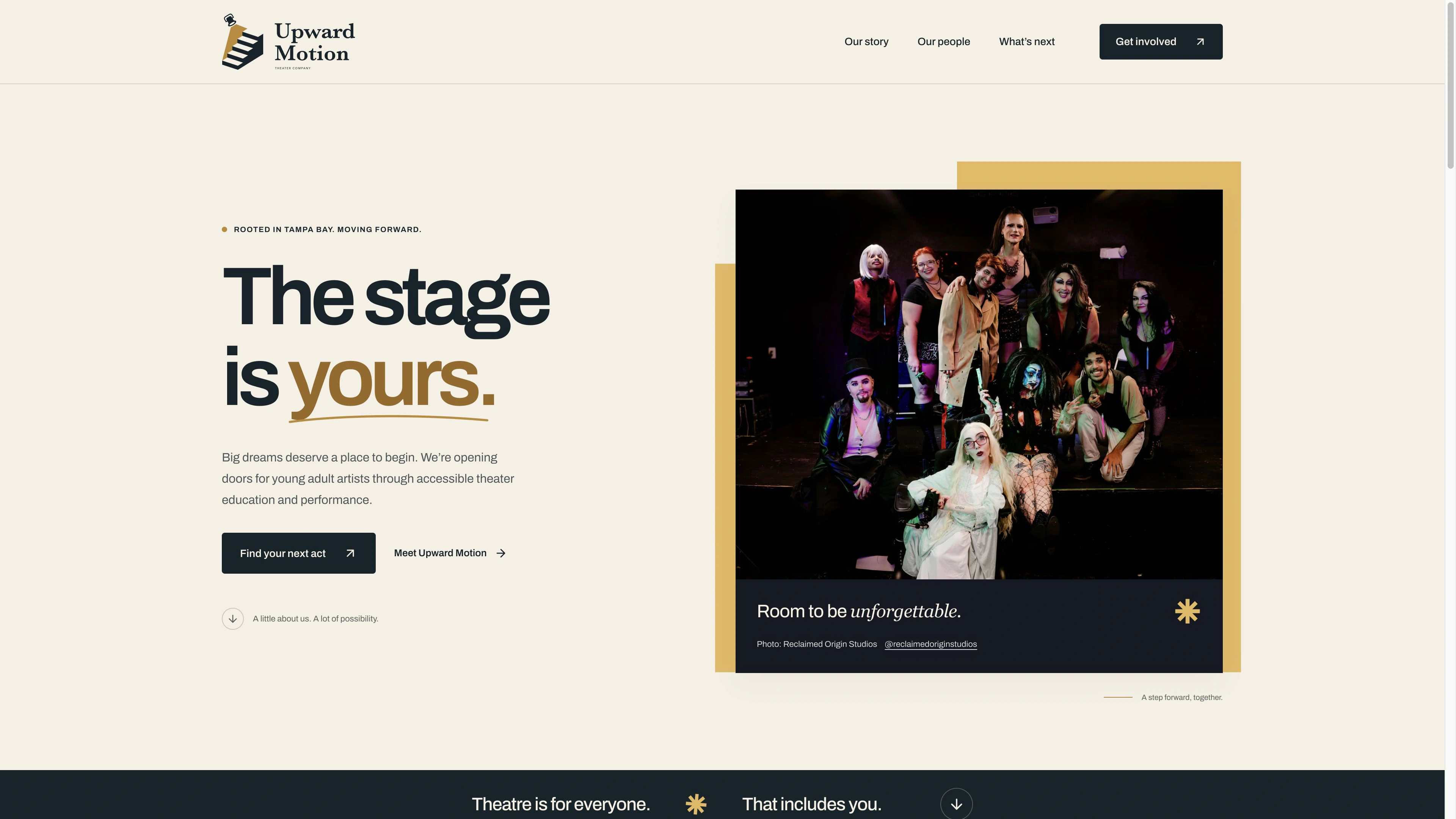Upward Motion Theater homepage